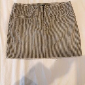 American Eagle Outfitters Pinstripe Mini Skirt